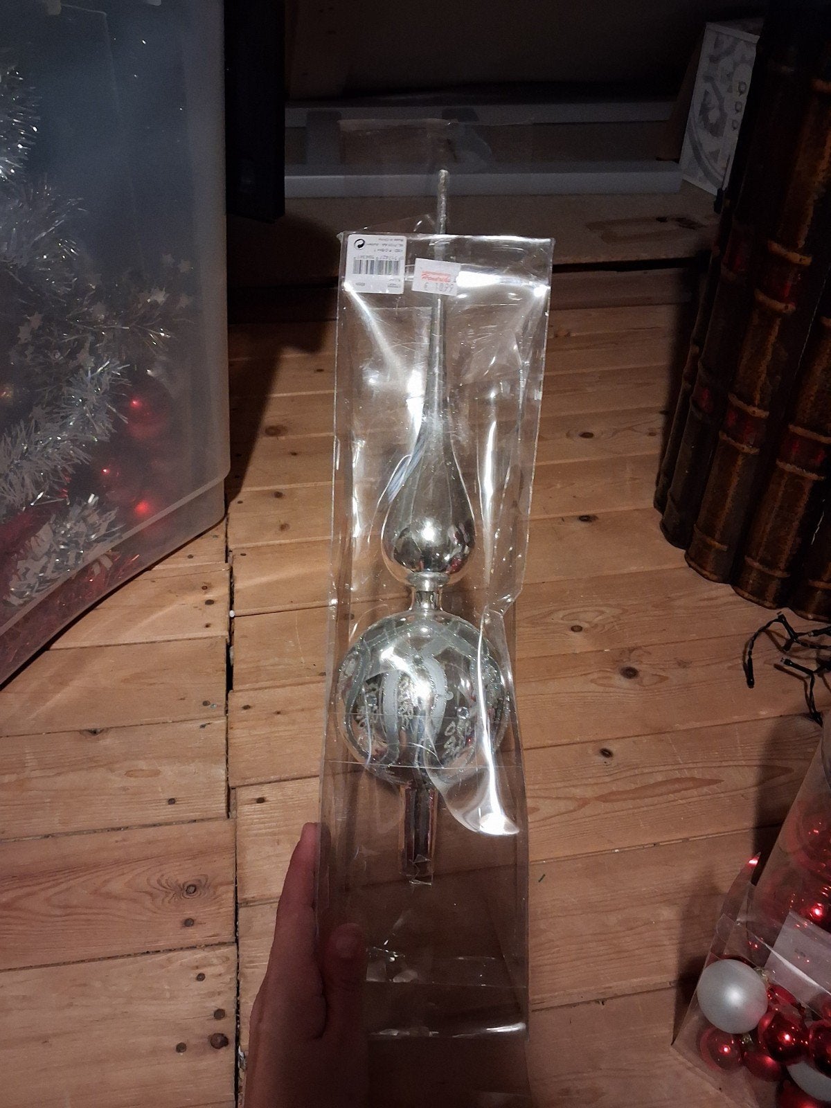 glazen piek kerstspullen, Diversen, Kerst, Ophalen, Zo goed als nieuw