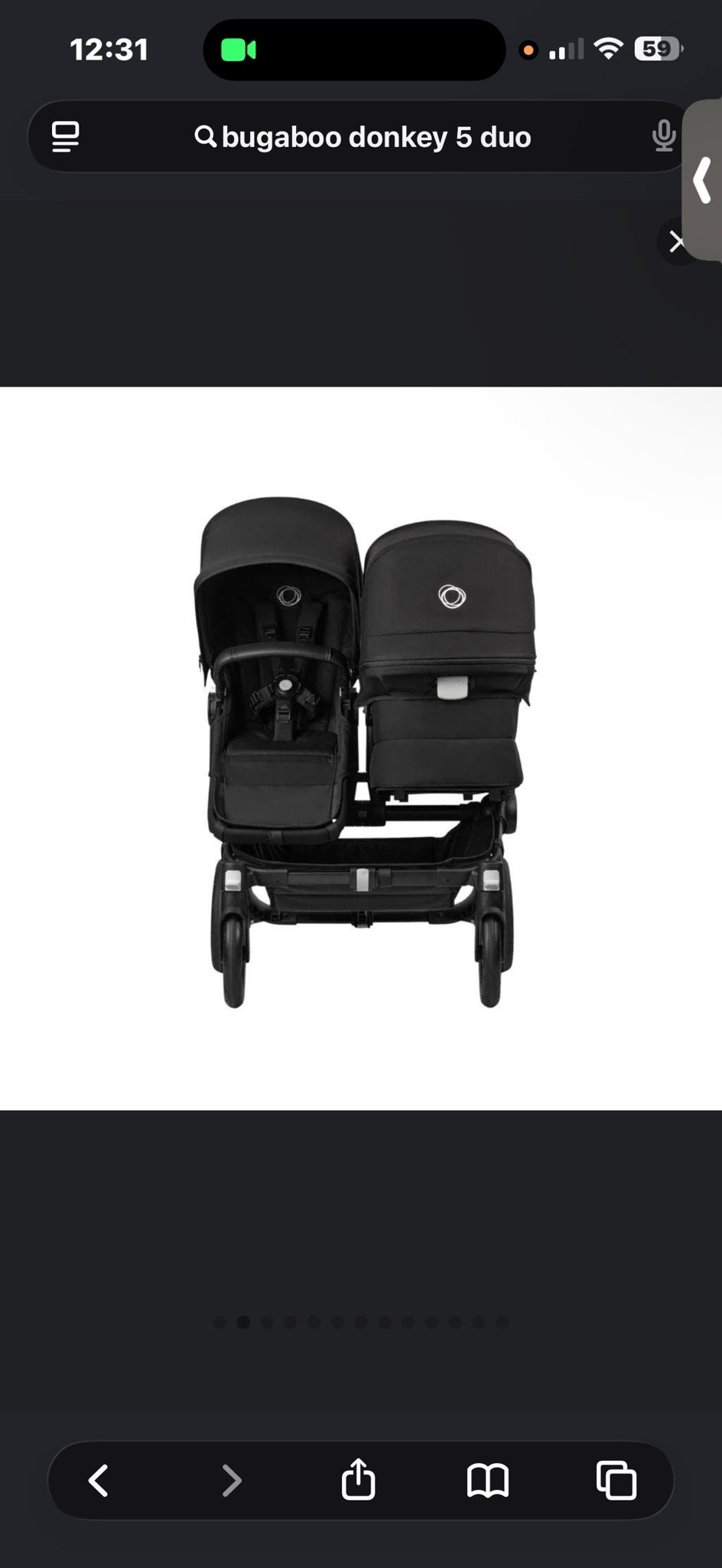 Bugaboo Donkey 5 Duo met extra's en Nuna Maxi Cosi, Ophalen of Verzenden, Zo goed als nieuw, Combiwagen, Duowagen