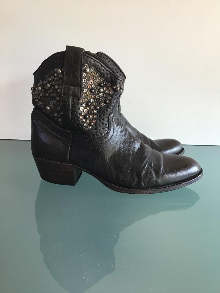 Sendra 39 bohemian bruine boots | Gratis verzenden, Kleding | Dames, Schoenen, Zo goed als nieuw, Lage of Enkellaarzen, Bruin