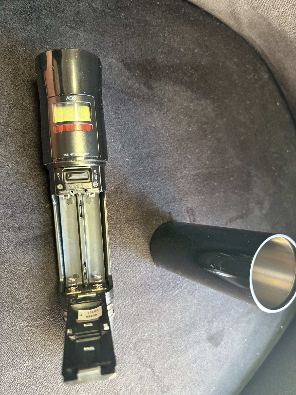 Shure AD2 Handheld Zonder Capsule - Gepolijst G56, Muziek en Instrumenten, Shure, Ophalen of Verzenden, Zo goed als nieuw, Zangmicrofoon