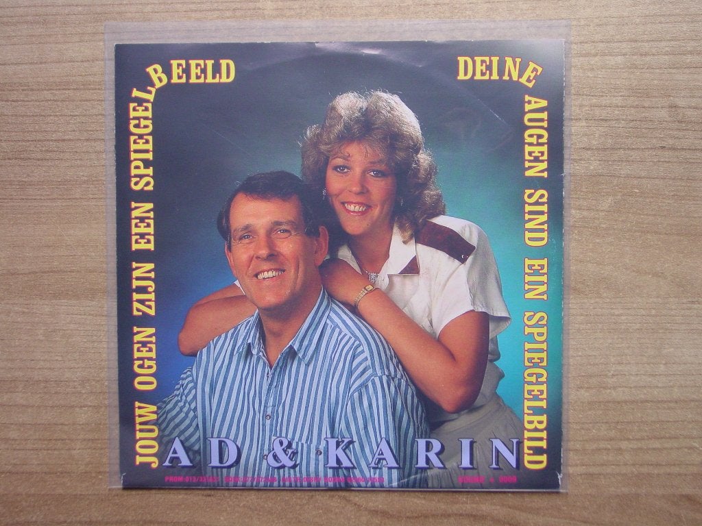 Ad & Karin – Jouw Ogen Zijn Een Spiegelbeeld, Ophalen of Verzenden, Gebruikt, 7 inch, Nederlandstalig