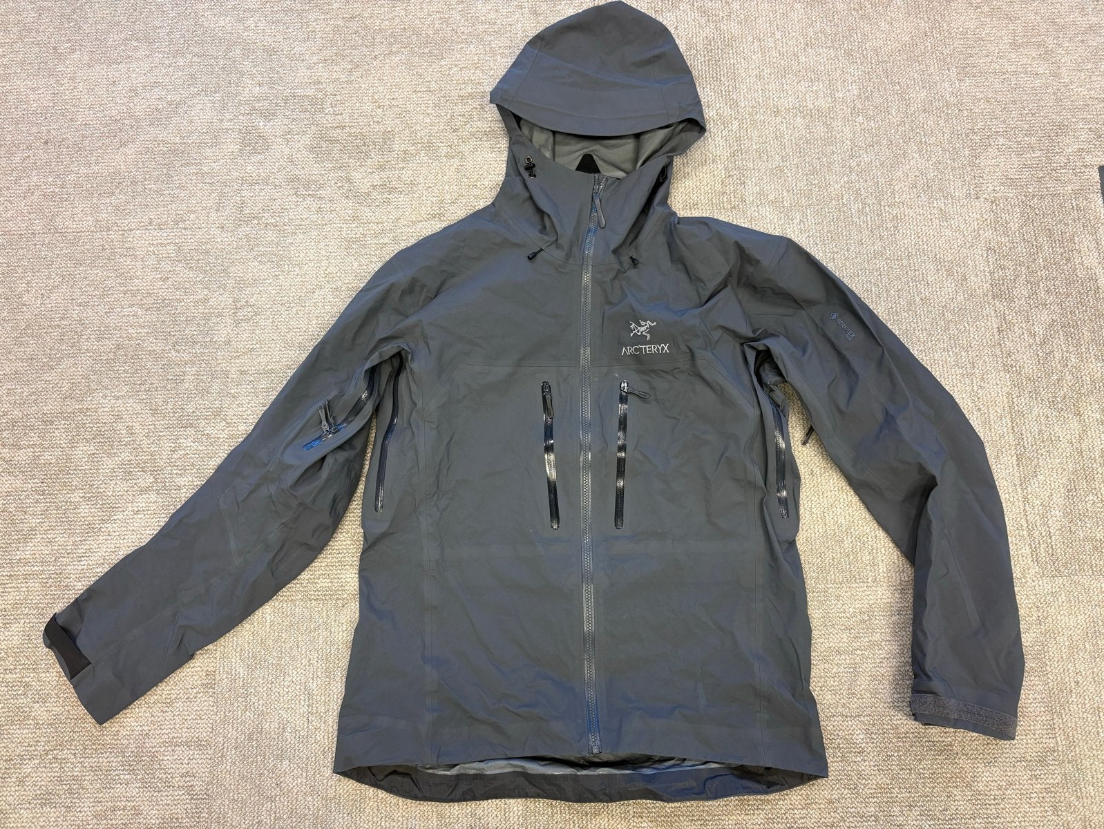 Arc'teryx Alpha AR Jacket Heren - Gore-Tex Pro, Kleding | Heren, Ophalen of Verzenden, Zo goed als nieuw, Maat 52/54 (L), Grijs