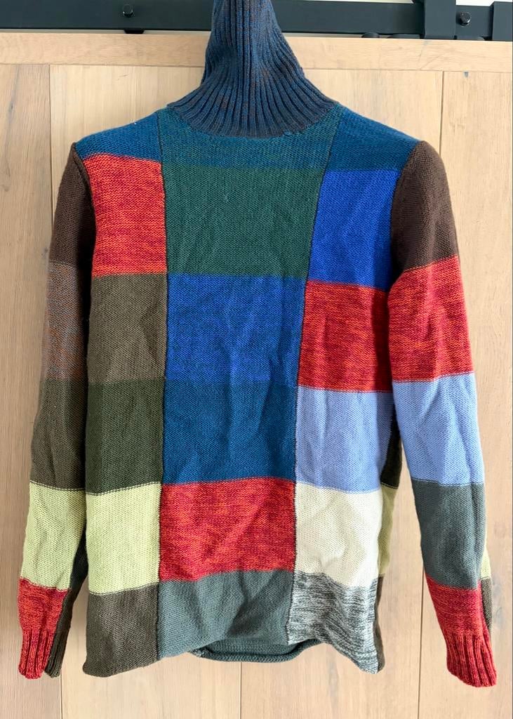 Desigual Patchwork Coltrui - Kleurrijk, Kleding | Heren, Ophalen of Verzenden, Zo goed als nieuw, Maat 46 (S) of kleiner, Overige kleuren