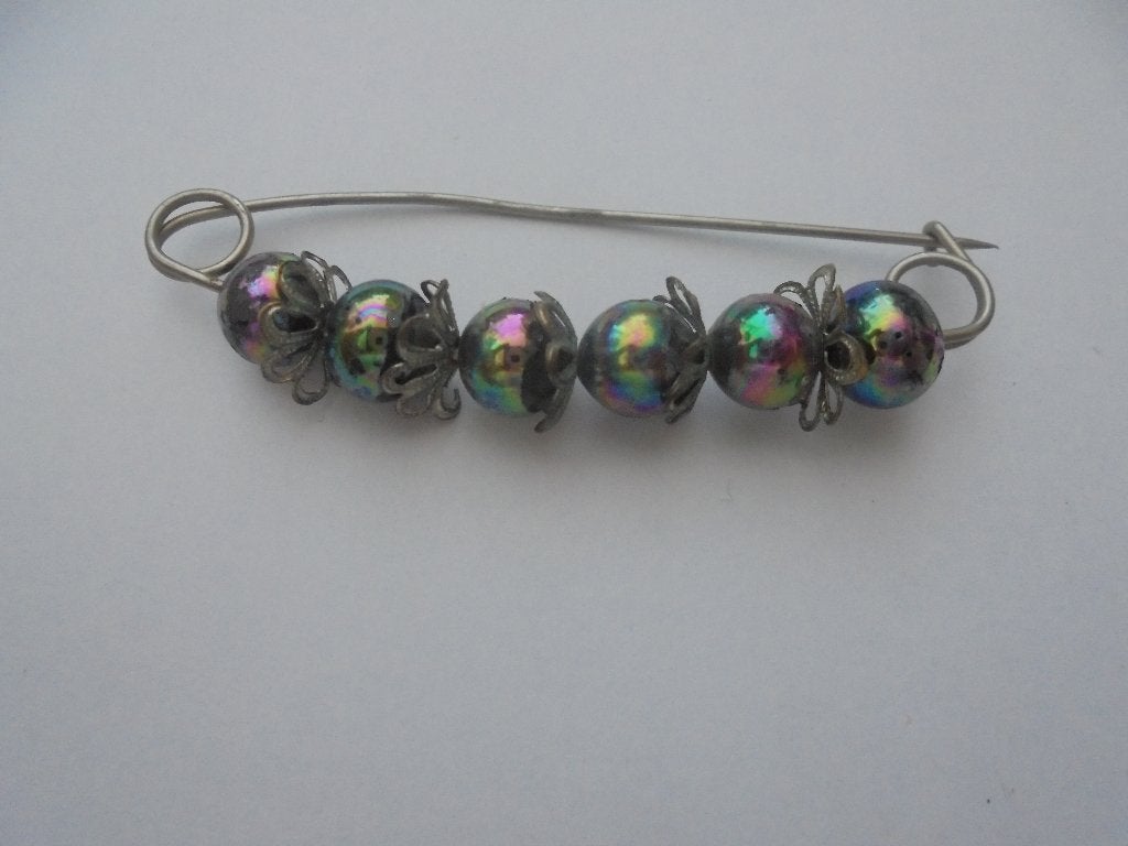 Vintage hoedenspeld reverspeld, Ophalen of Verzenden, Zo goed als nieuw, 4 tot 7 cm, Overige materialen