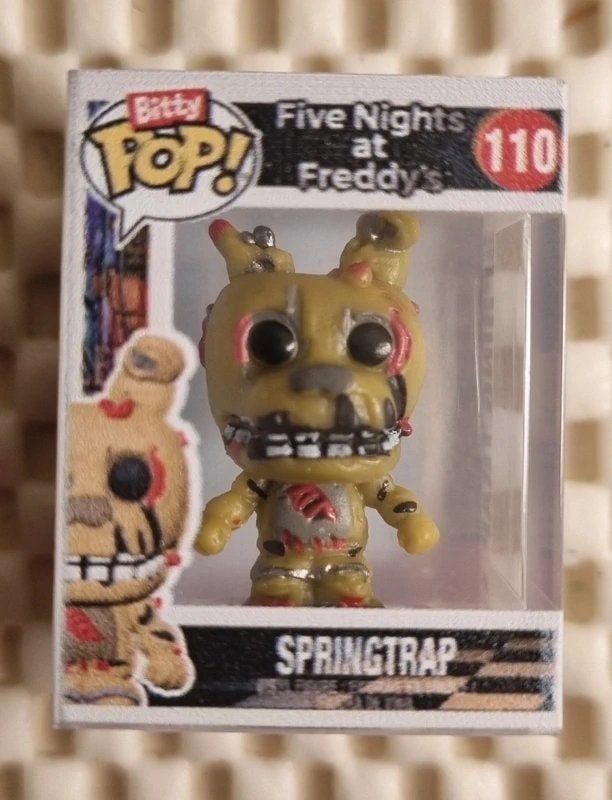 Funko - Bitty Pop - Springtrap 110 - FNAF, Ophalen of Verzenden, Nieuw