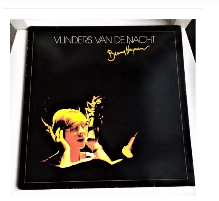 original lp- benny neyman- vlinders van de nacht  *1981*, Overige genres, Ophalen of Verzenden, Zo goed als nieuw, Inclusief binnenhoes