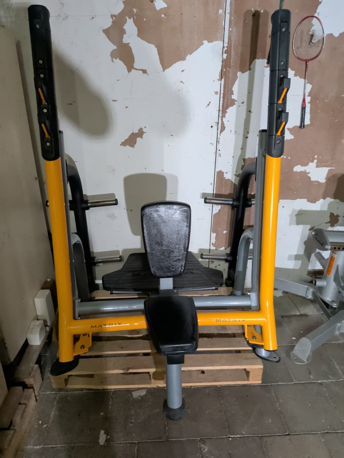 Matrix Magnum Breaker Olympic Shoulder Bench, Ophalen, Zo goed als nieuw, Fitnessbank