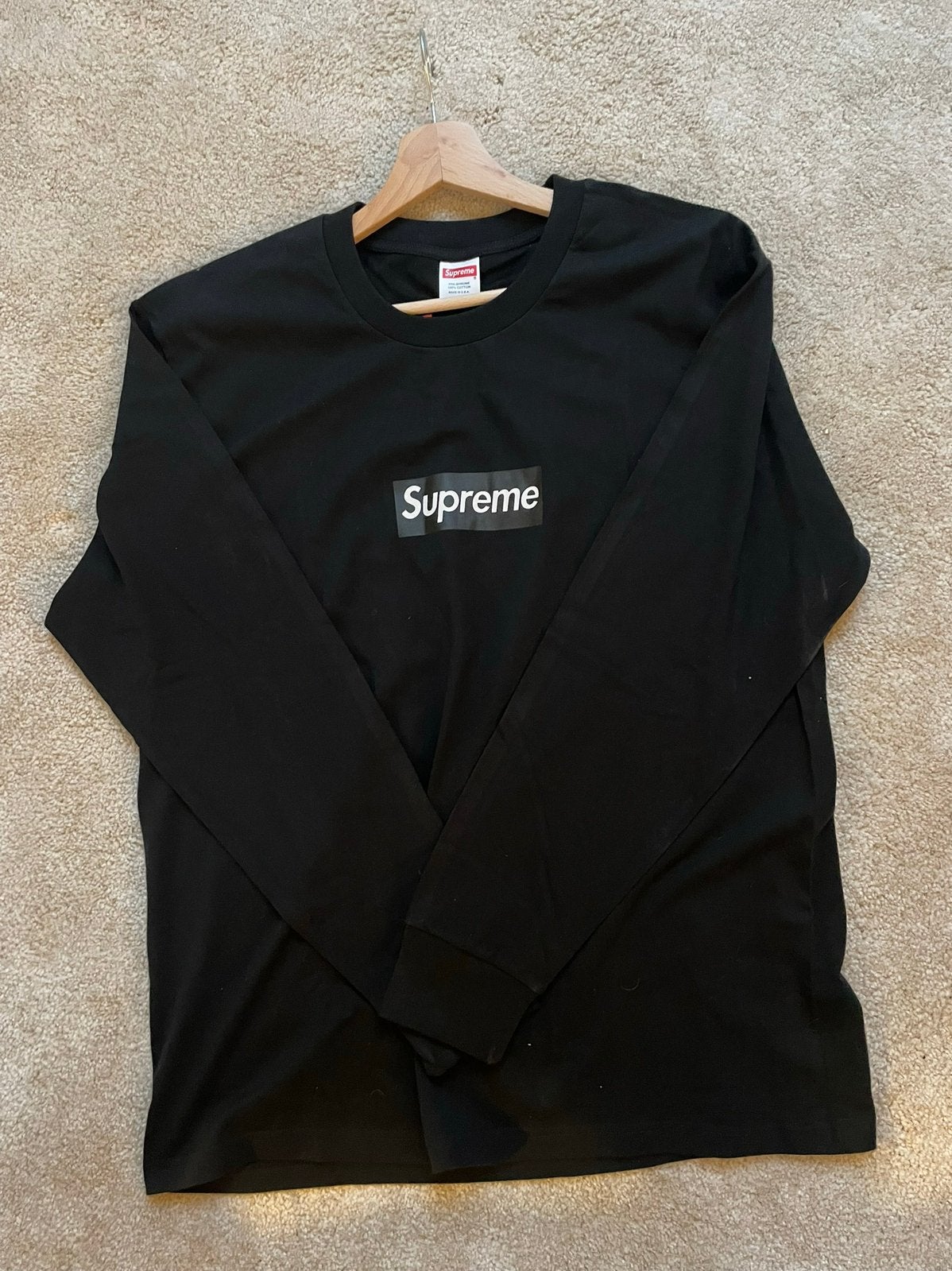 Supreme longsleeve, Ophalen of Verzenden, Nieuw, Maat 48/50 (M), Zwart