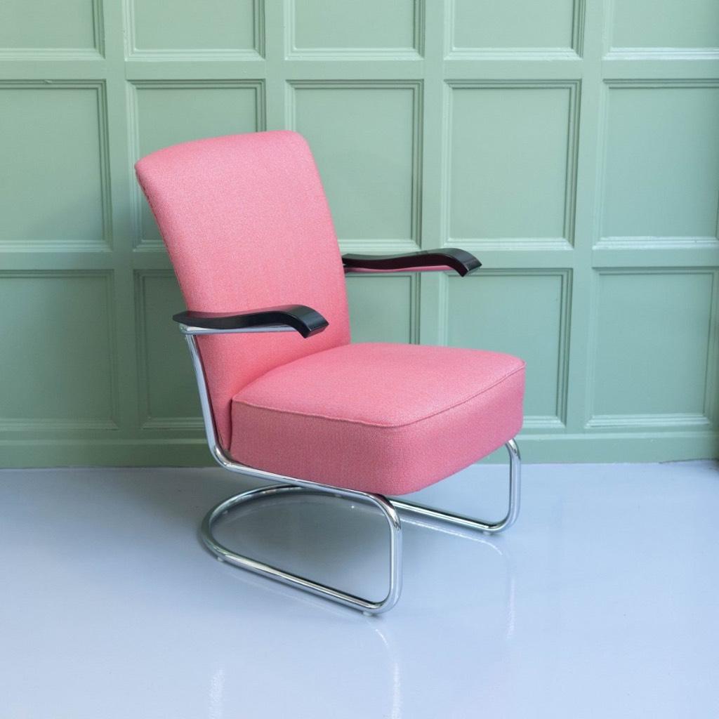 Showmodel de wit fauteuil, Huis en Inrichting, Fauteuils, Ophalen of Verzenden, Nieuw, 50 tot 75 cm