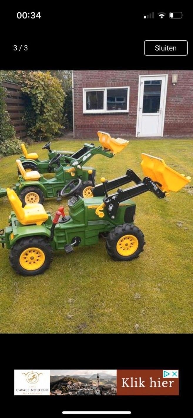 Traptrekker  JohnDeere rollytoys., Ophalen of Verzenden, Zo goed als nieuw