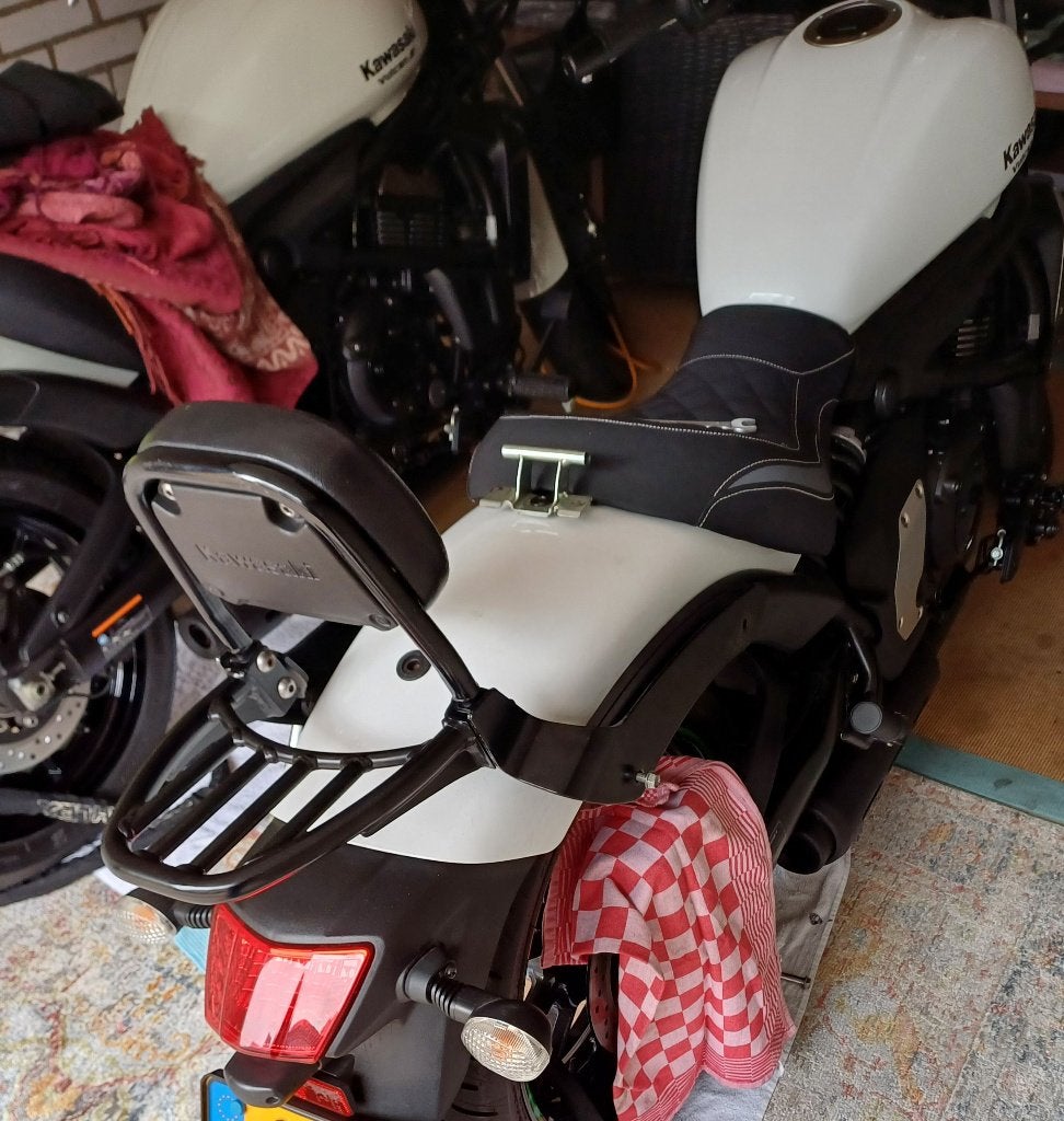 Sissybar met bagagerek Kawasaki vulcan s, Ophalen of Verzenden, Zo goed als nieuw