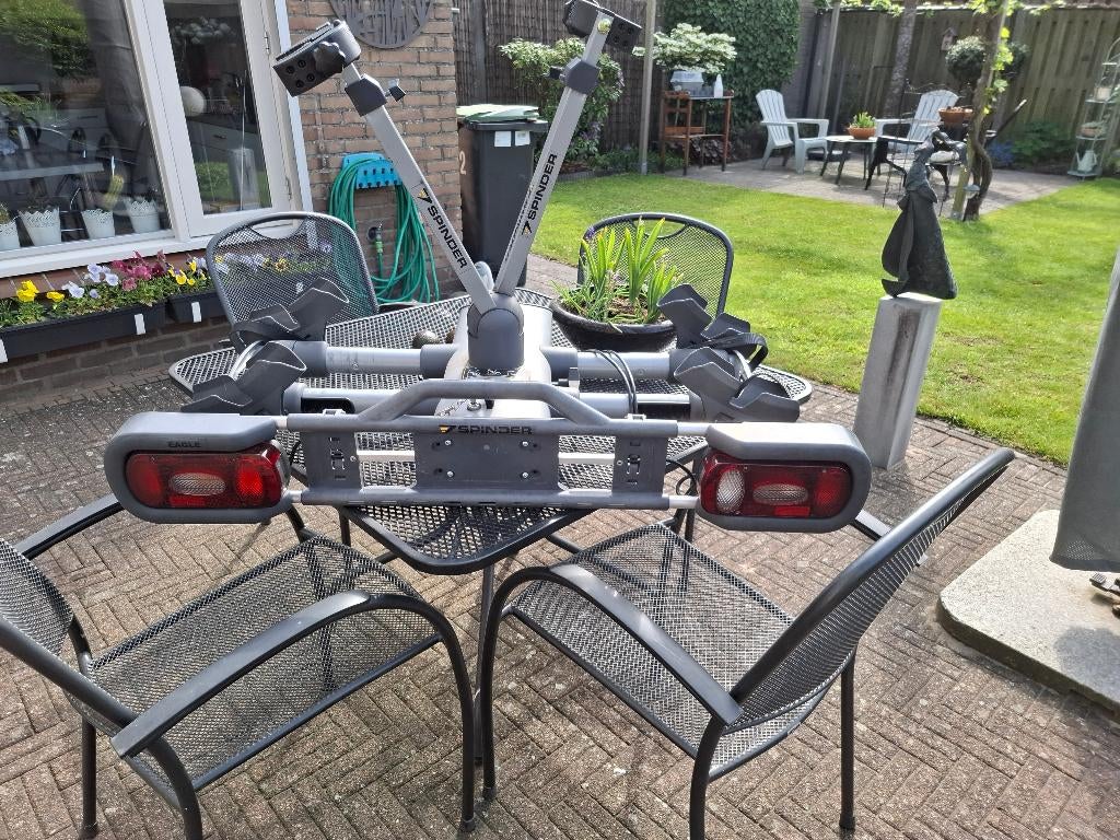 auto fietsenrek, Auto diversen, Fietsendragers, Ophalen, Gebruikt, Elektrische fiets, 2 fietsen