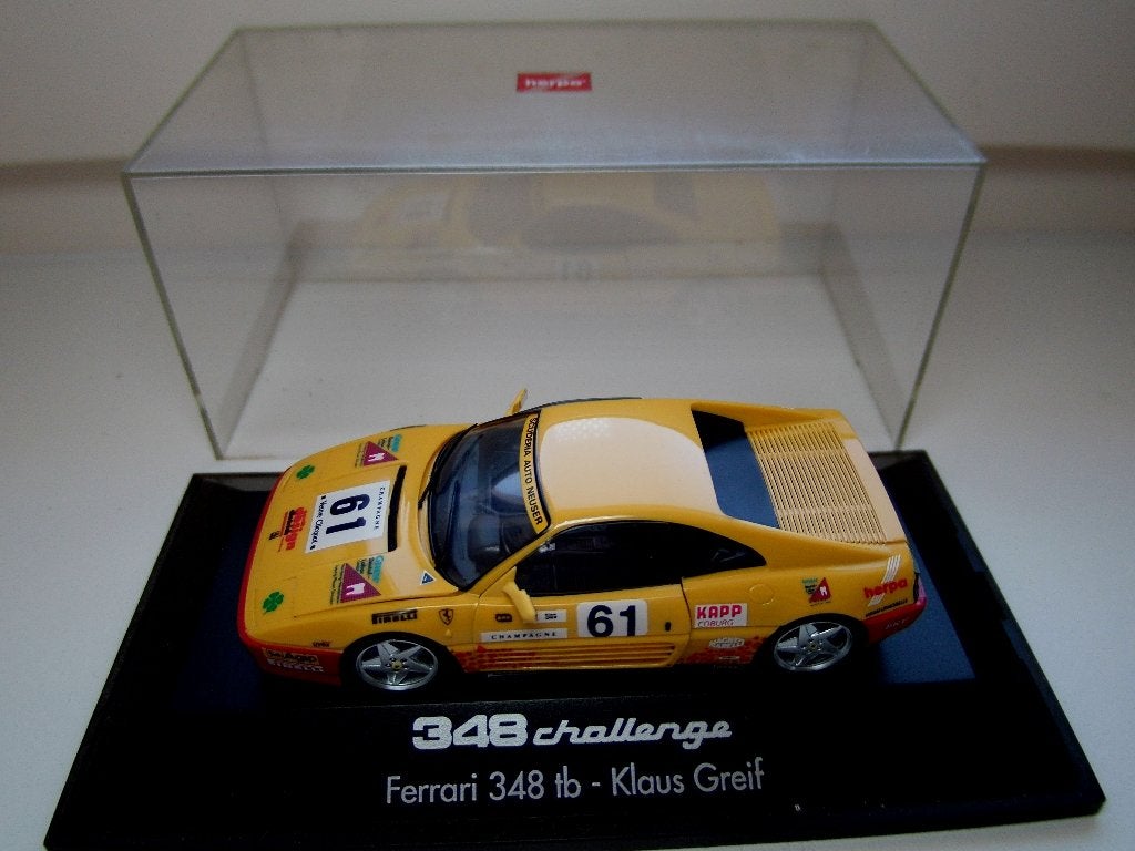 Herpa 1/43 Ferrari 348 TB  - Klaus Greif, Verzenden, Zo goed als nieuw, Auto, Overige merken