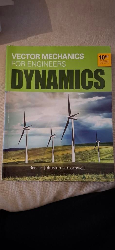 Vector Mechanics for Engineers: Dynamics (10e), Boeken, Ophalen of Verzenden, Gelezen, Werktuigbouwkunde, Beer, Johnston, Cornwell
