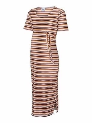 Zwangerschapsjurk Mamalicious Maat M Gestreepte Jurk, Kleding | Dames, Positiekleding, Maat 38/40 (M), Jurk, Zo goed als nieuw