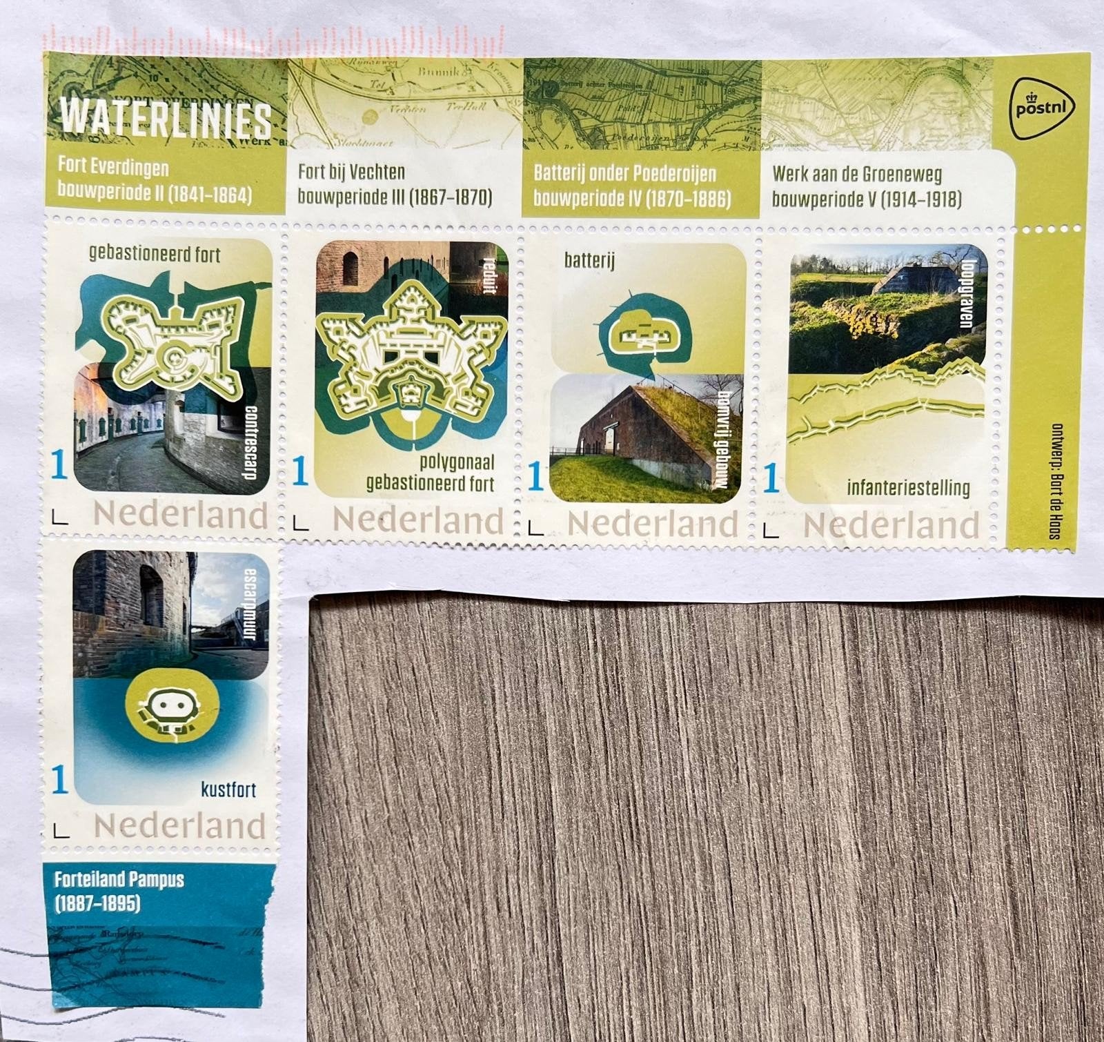 Nederland,  2026, Waterlinies, Ophalen of Verzenden, Na 1940, Gestempeld