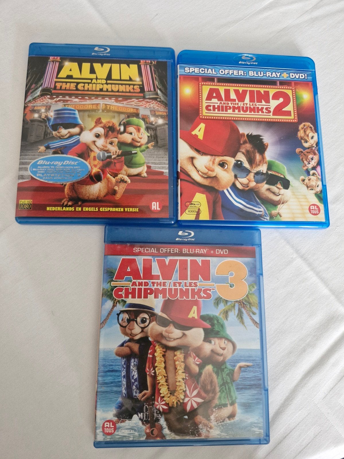 Alvin and the Chipmunks set, Ophalen of Verzenden, Zo goed als nieuw, Kinderen en Jeugd