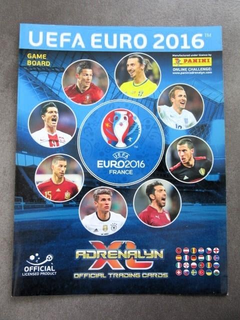 Panini Euro 2016 Game board - Adrenalyn XL official cards, Ophalen of Verzenden, Zo goed als nieuw, Meerdere plaatjes