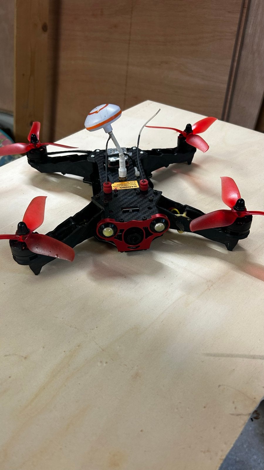 FPV Racedrone met Flysky FS-i6 controller en FPV bril, Gebruikt, Overige merken, Ophalen of Verzenden, Racedrone