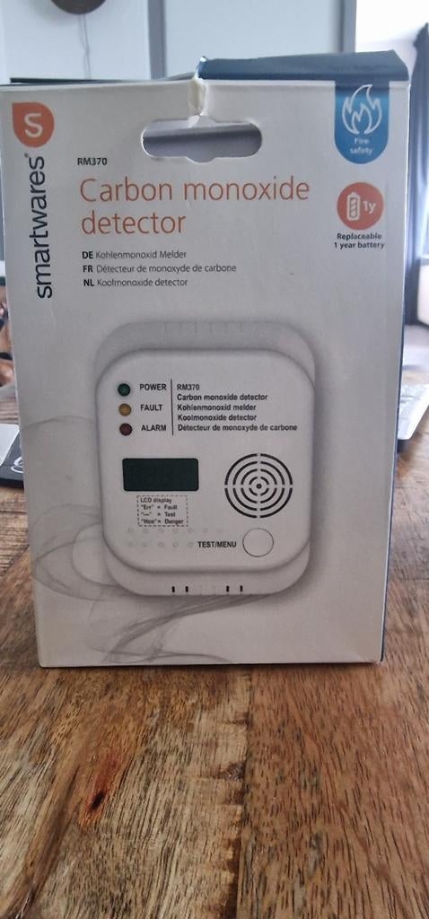 Carbon monoxide detetor, Doe-het-zelf en Verbouw, Ophalen of Verzenden, Detector, Sensor of Melder, Overige soorten