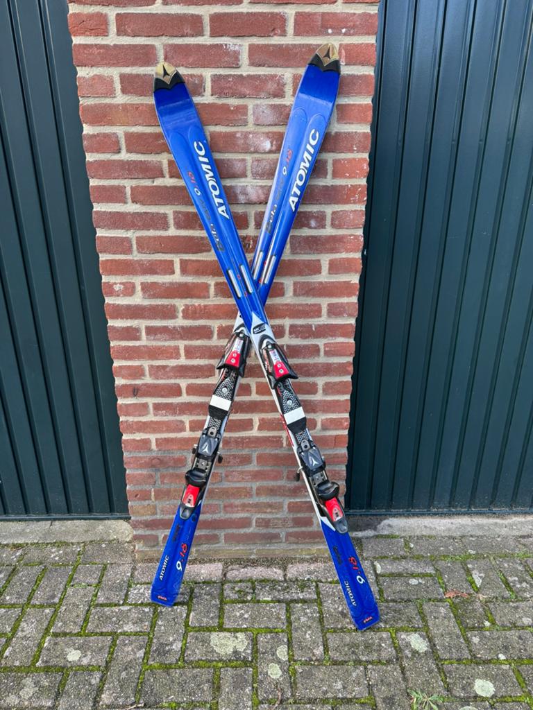 Atomic 9.18 beta carve ski’s, 160 tot 180 cm, Ophalen of Verzenden, Zo goed als nieuw, Carve