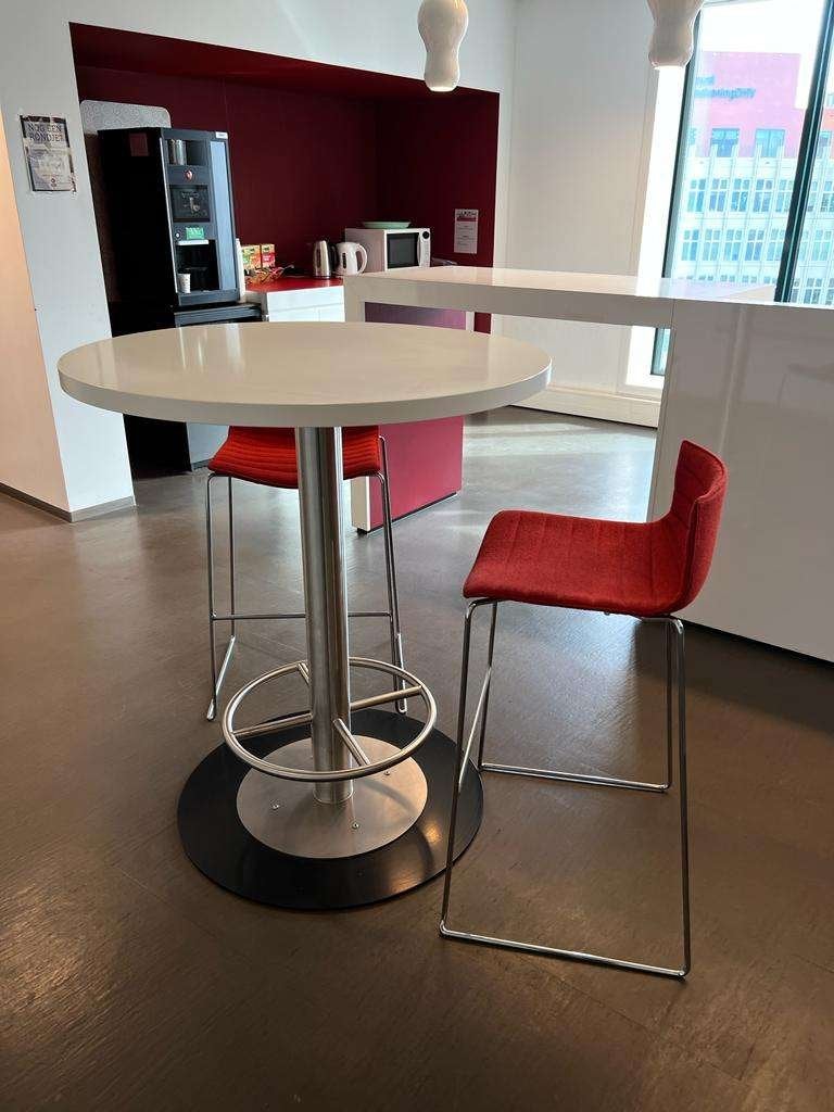 Hoge zware sta tafel kantinetafel / statafel (meerdere stuks, VST, Ophalen of Verzenden, Zo goed als nieuw, Industriestraat 5