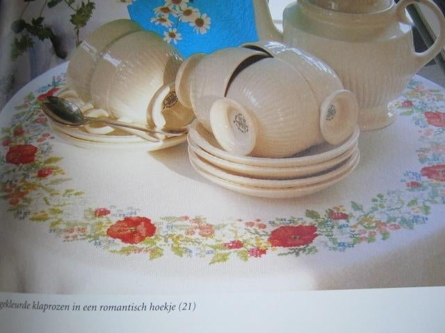 Borduurpatroon  Veldbloemen op kleed  Klaproos  nr 3554, Verzenden, Nieuw, Handborduren, Patroon