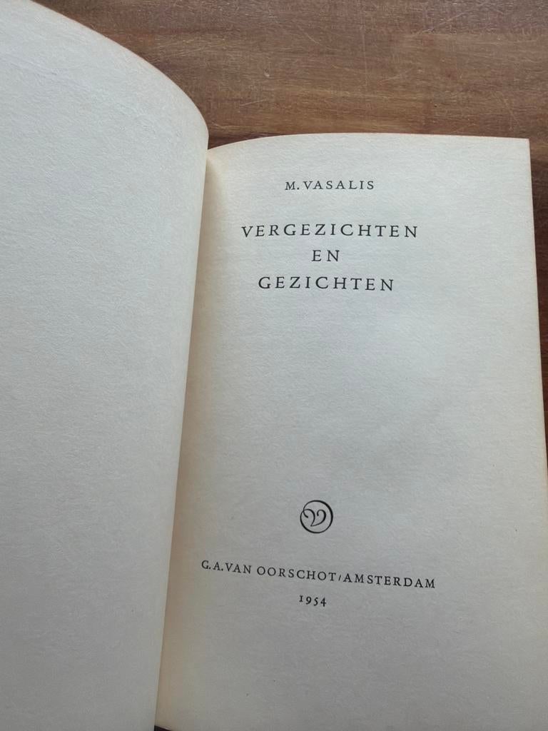 M. Vasalis - Vergeichten en Gezichten (1954) Eerste druk, Boeken, Gedichten en Poëzie, Gelezen, Eén auteur, Ophalen of Verzenden