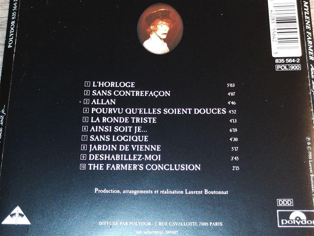 Mylene Farmer - Ainsi Soit Je..., Ophalen of Verzenden, Zo goed als nieuw