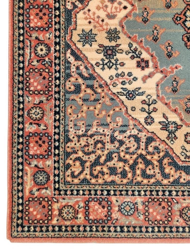 Vintage Perzisch wol Tabriz vloerkleed medallion 84x147cm, Klassiek, Traditioneel, Oosters, Onbekend, Zo goed als nieuw, Onbekend