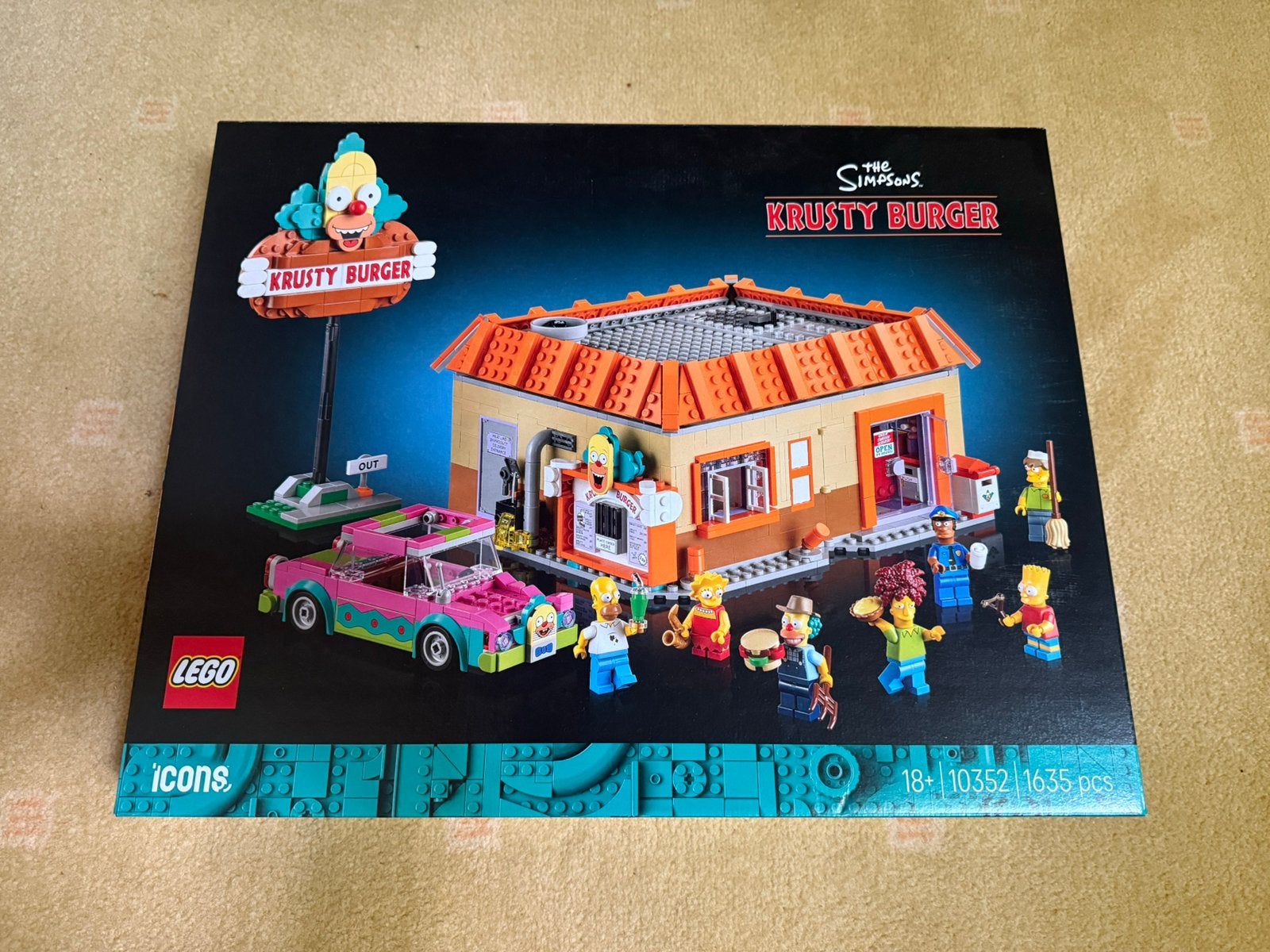 LEGO The Simpsons: Krusty Burger 10352 (nieuw), Kinderen en Baby's, Speelgoed | Duplo en Lego, Lego, Nieuw, Ophalen of Verzenden