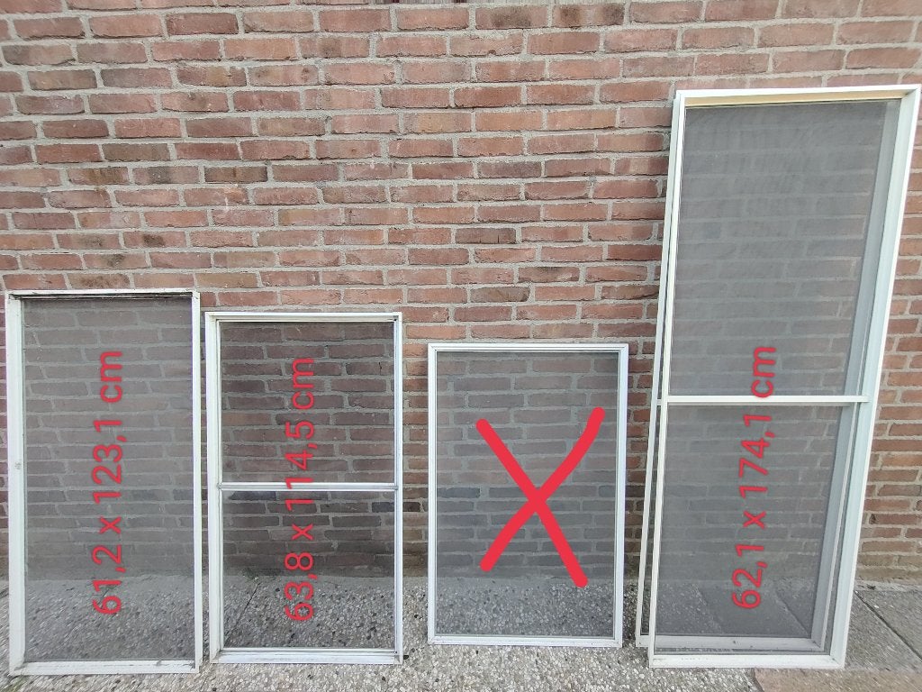 Aluminium horren, verschillende maten, Ophalen, Gebruikt, Metaal, Minder dan 200 cm