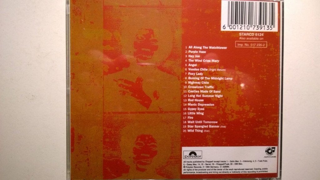 Jimi Hendrix - The Ultimate Experience, Ophalen of Verzenden, Zo goed als nieuw, Poprock, Album