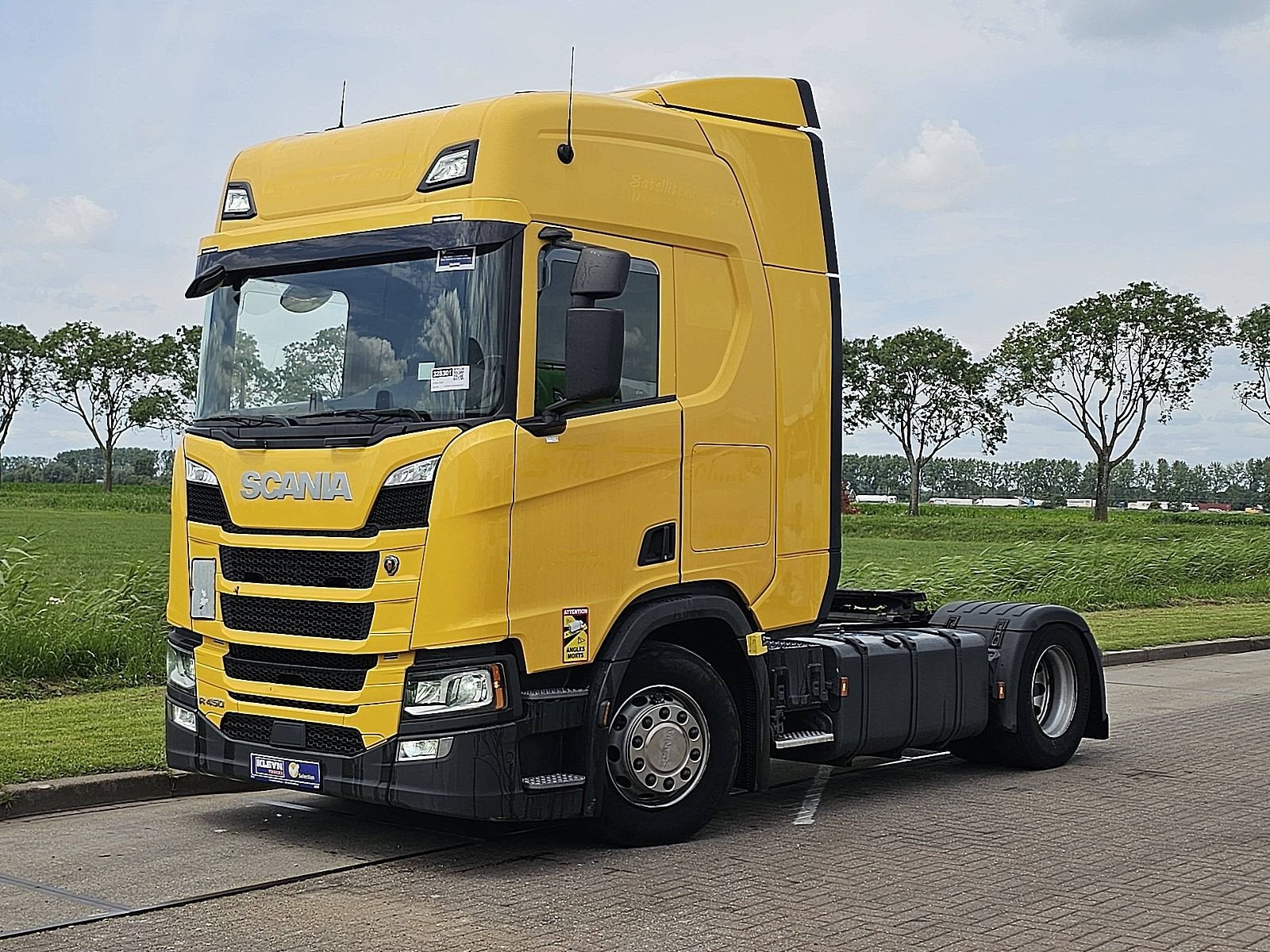 SCANIA R450, Auto's, Automaat, Euro 6, Geel, Bedrijf