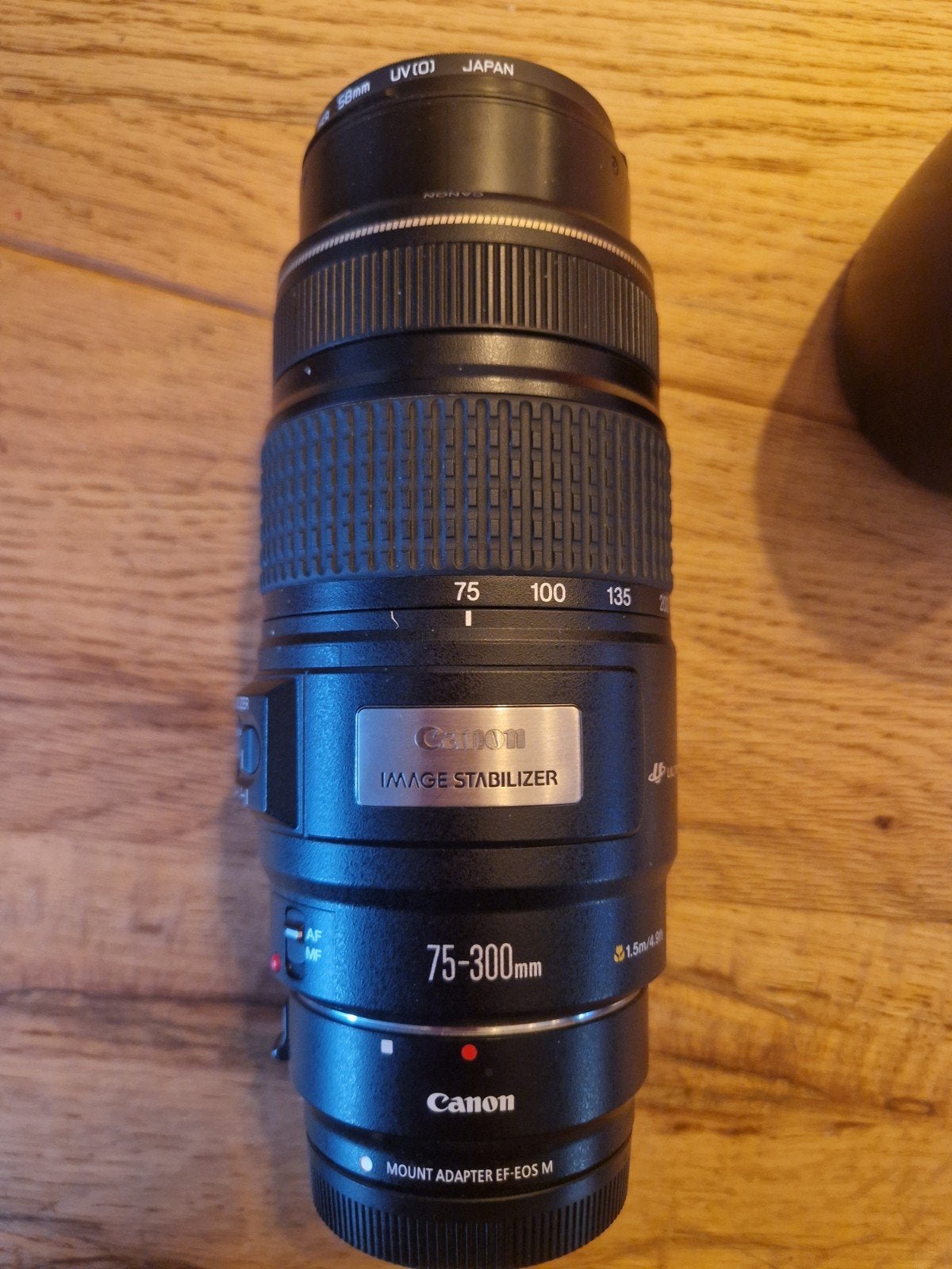 Canon zoomlens EF 70-300 1:4-5,6 IS (imagestabilizer), Ophalen, Zo goed als nieuw, Telelens