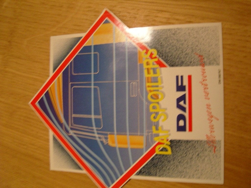 sticker EHV DAF SPOILER allerwegen vertrouwd *, Ophalen, Zo goed als nieuw