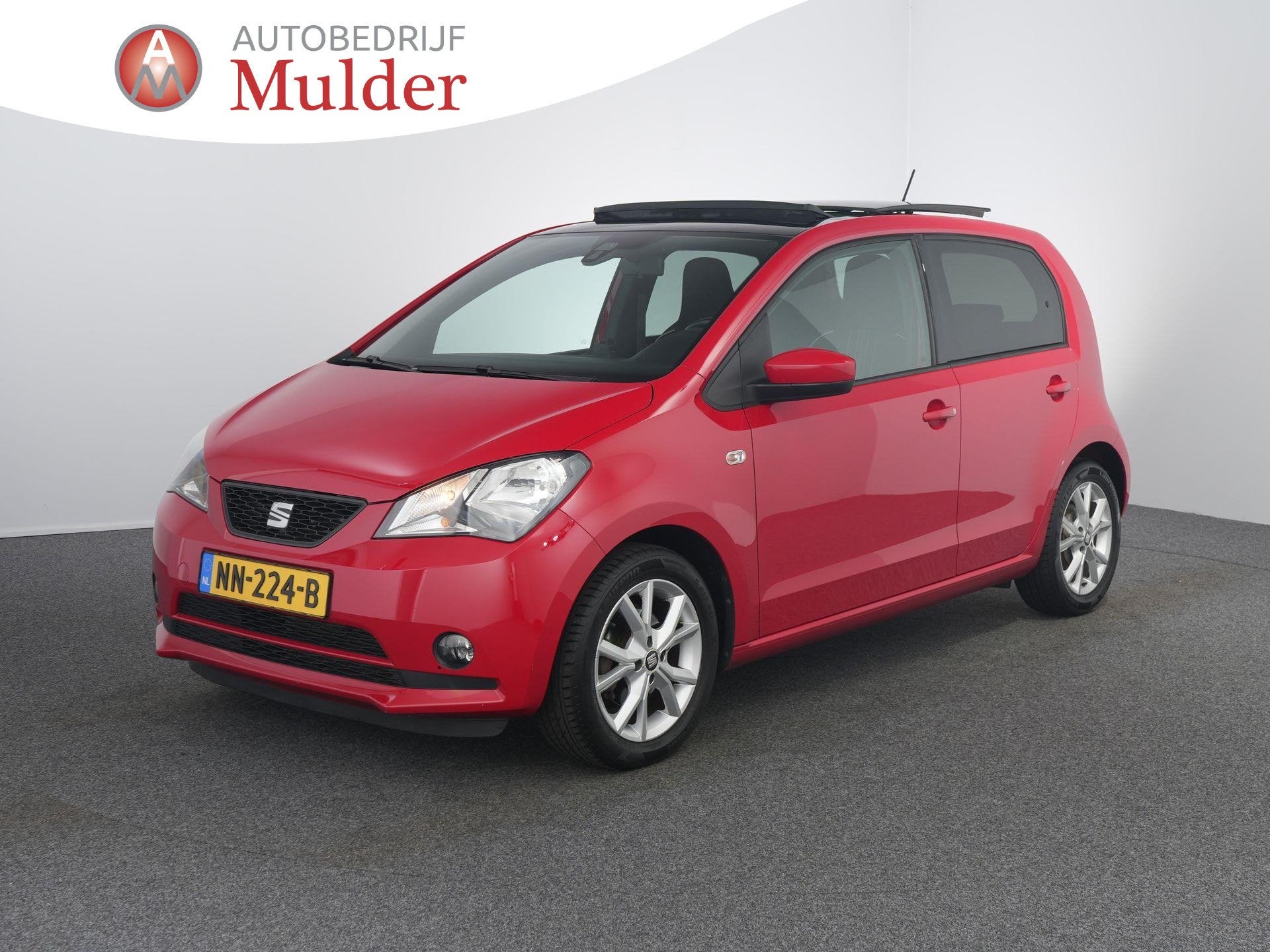 SEAT Mii 1.0 Sport Connect | Pano | Cruise | Airco | Bluetho, Auto's, Voorwielaandrijving, Stof, Gebruikt, Mii