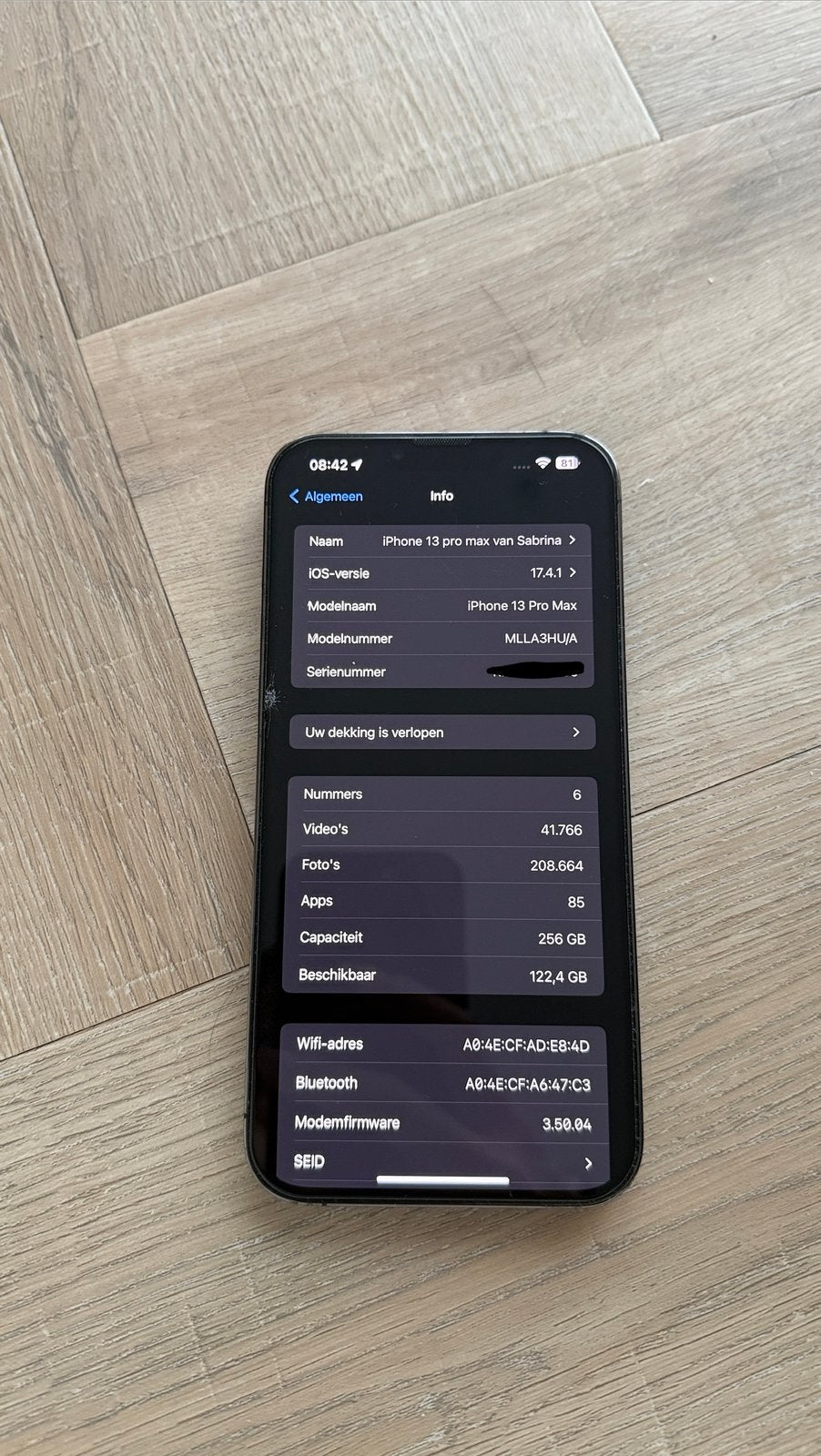 Iphone 13 PRO MAX 256 gb grafiet, Telecommunicatie, Ophalen of Verzenden