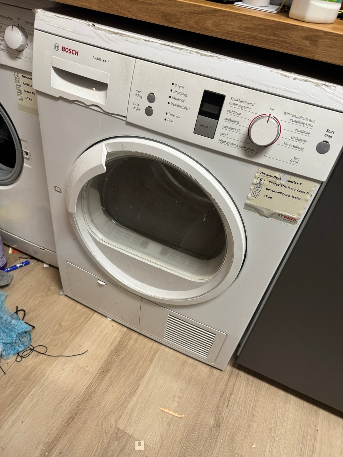 Bosch Avantixx 7 condensdroger - DEFECT, Ophalen, 6 tot 8 kg, Gebruikt, 85 tot 90 cm