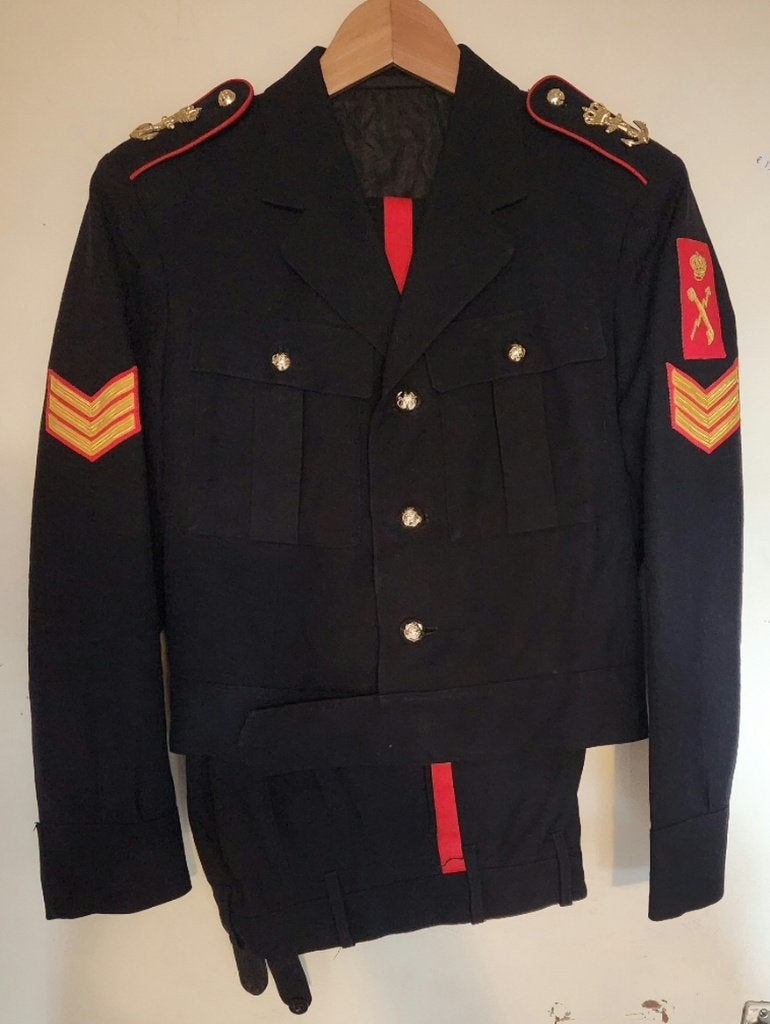 Uniform Sergeant Mariniers jaren 70, Ophalen of Verzenden, Marine, Nederland, Kleding of Schoenen