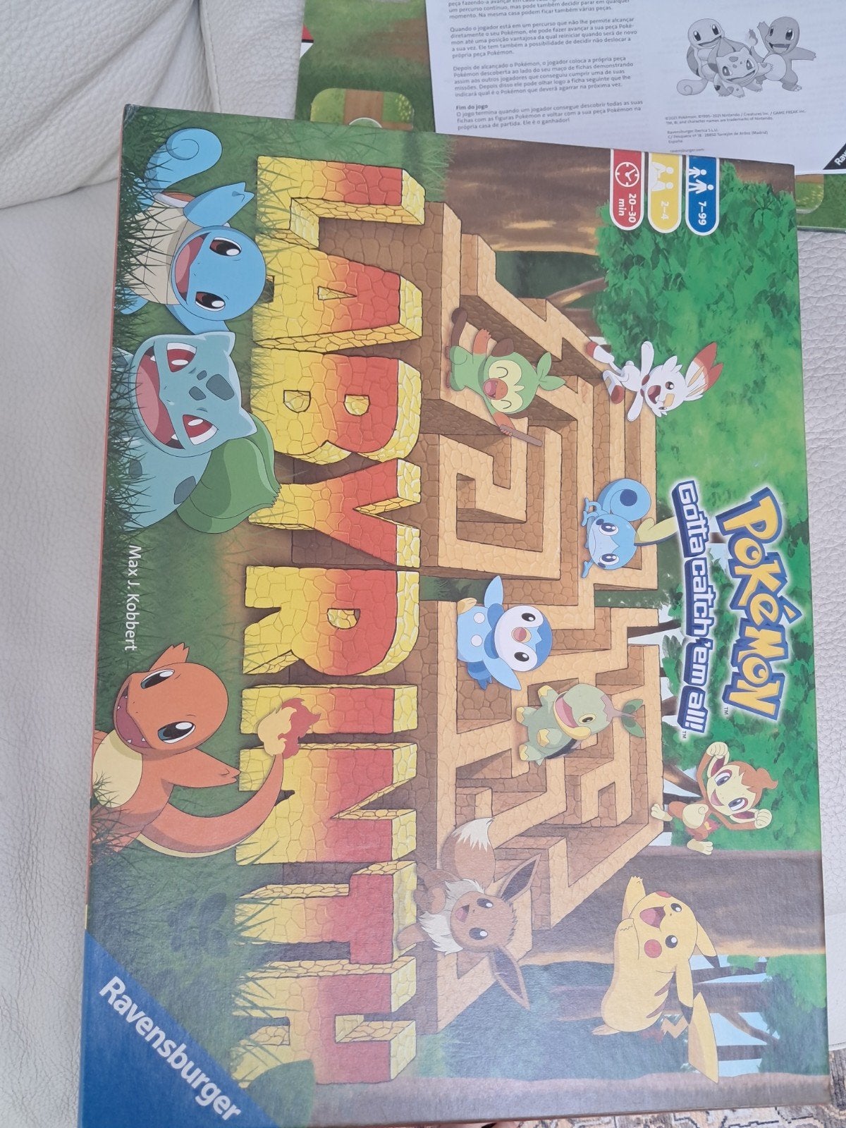 Pokémon Labyrinth, Ophalen of Verzenden, Zo goed als nieuw, Reisspel, Drie of vier spelers