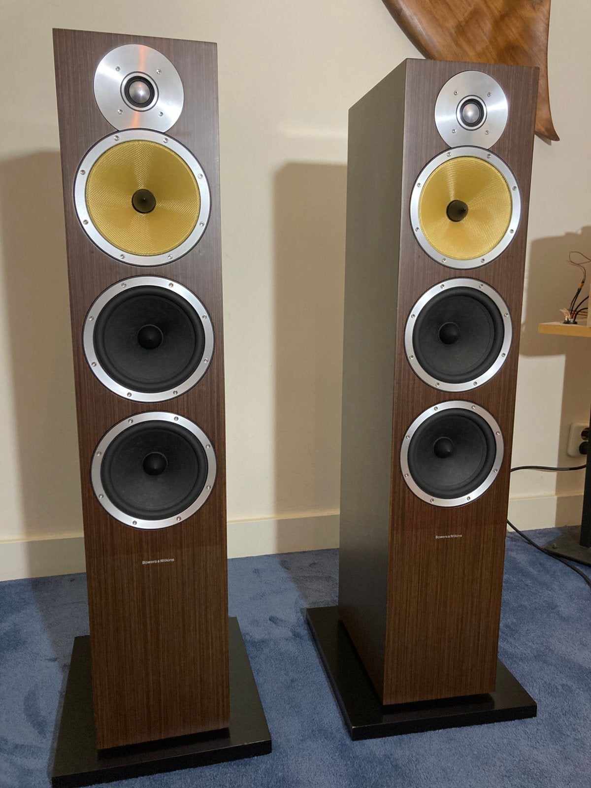 B&W CM9 luidsprekers, Vloerstaande luidspreker, Zo goed als nieuw, Bowers & Wilkins (B&W), Ophalen