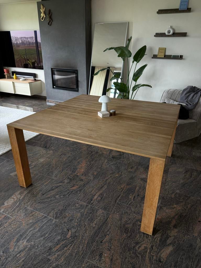 Art of Living eettafel Joop van Arnhem, Huis en Inrichting, Gebruikt, 100 tot 150 cm, Eikenhout, Ophalen of Verzenden