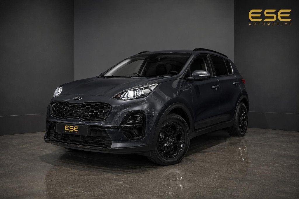Kia Sportage 1.6 T-GDI Black Edition | Navigatie | Carplay |, Auto's, Kia, Lane Keeping Assist, Stof, Gebruikt, 177 pk
