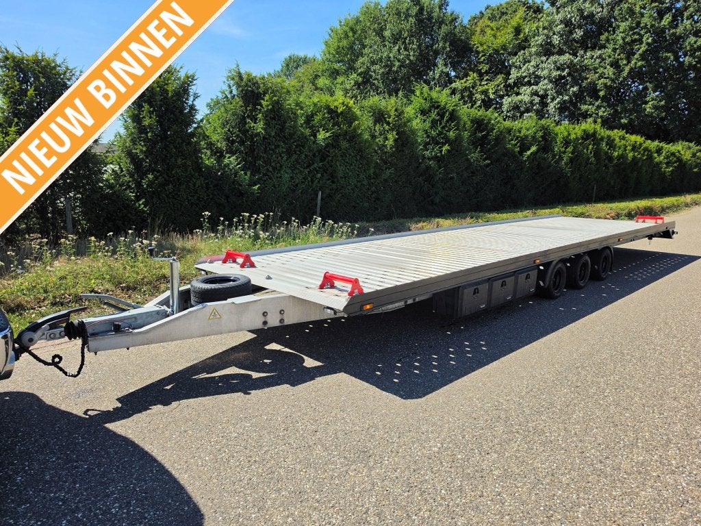 Gromex aluminium autotransporter 842x210 3500kg 2022, Auto diversen, Aanhangers en Bagagewagens, Gebruikt