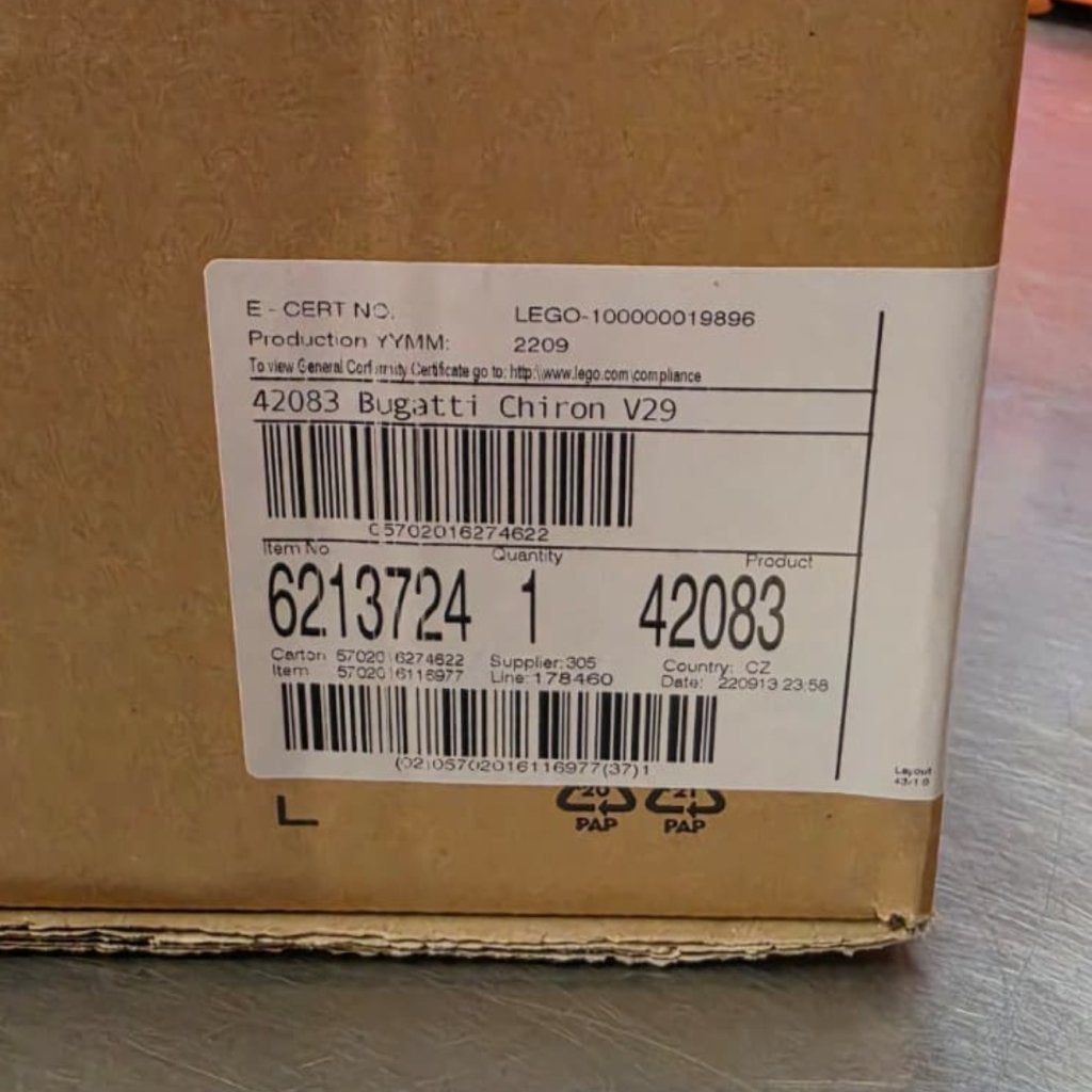 LEGO Bugatti Chiron V29 42083 | Nieuw, Lego, Zo goed als nieuw, Support@lego.com, LEGO System A/S
Aastvej 1
7190 Billund
Denmark