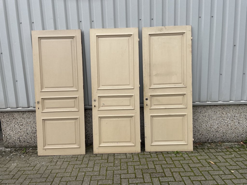 3 prachtige antieke paneeldeuren, La belle porte, Jurgen.hoogenboezem@gmail.com, 80 tot 100 cm, 215 cm of meer