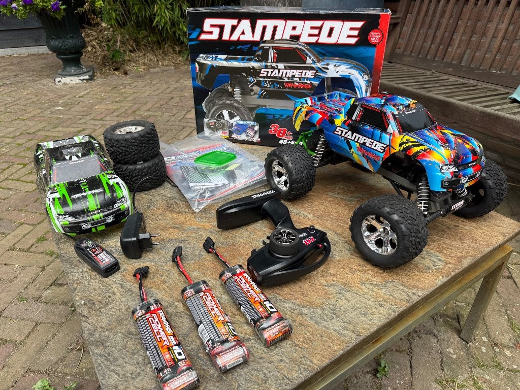 RC auto Traxxas Stampede, Elektro, Gebruikt, Auto offroad, Ophalen of Verzenden