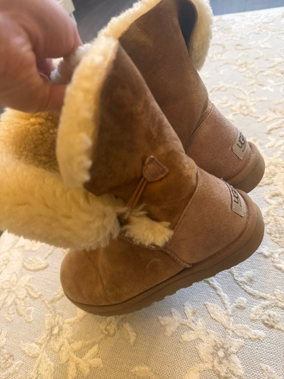 Ugg bailey button maat 38, Kleding | Dames, Schoenen, Bruin, Snowboots, Ophalen of Verzenden, Gedragen