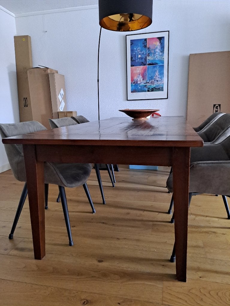 Tafel (massief hout), Ophalen, Gebruikt, 200 cm of meer, 50 tot 100 cm